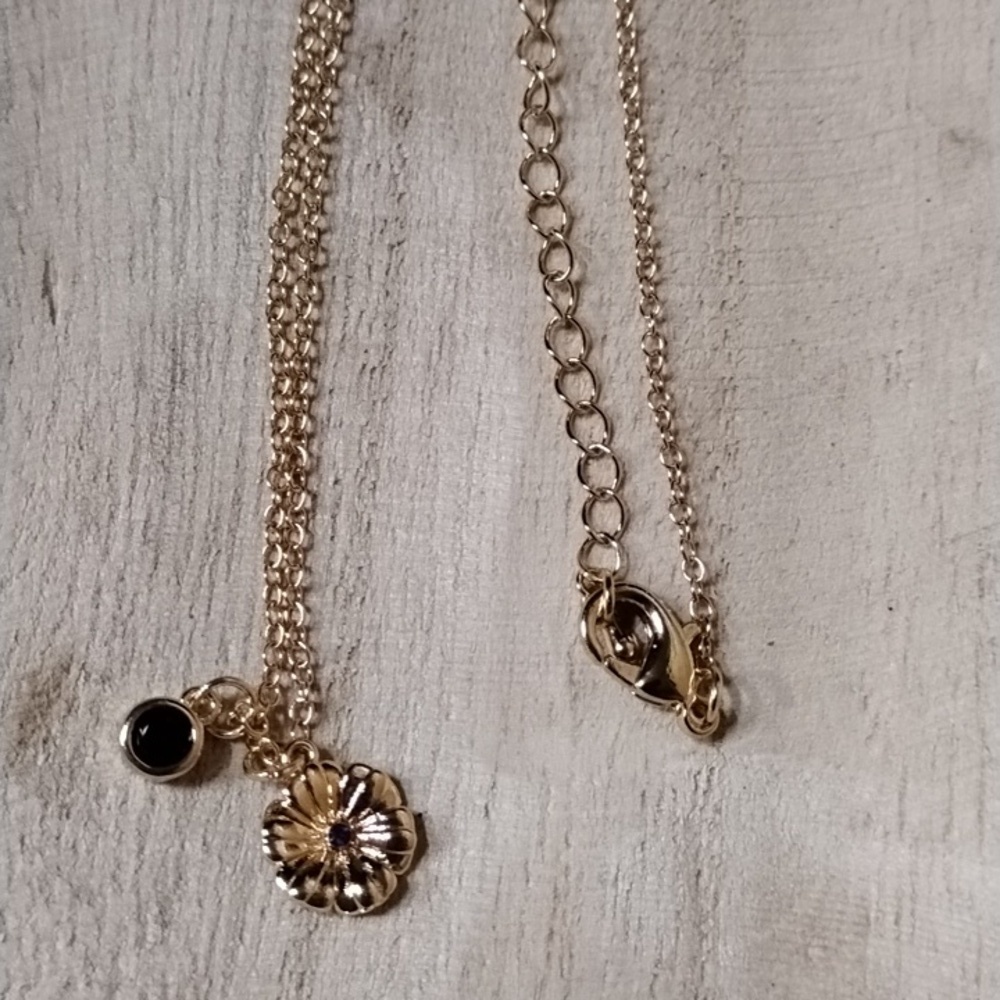Birthstone Necklace With Bracelet Or Ankle Bracelet - Picture 3 of 5